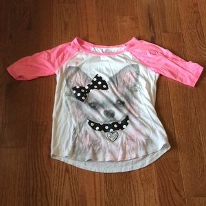 Raglan girls shirt from Justice
